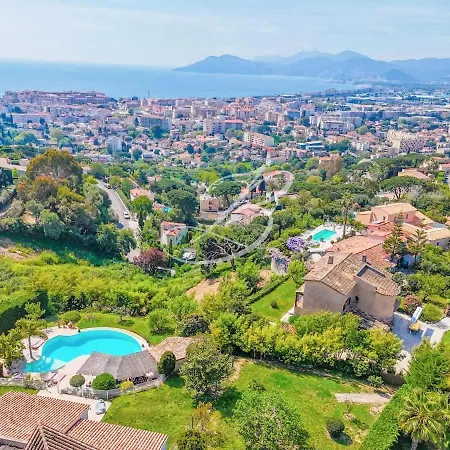 Villa Bleu Rivage - Piscine Cannes Vue panoramique-3
